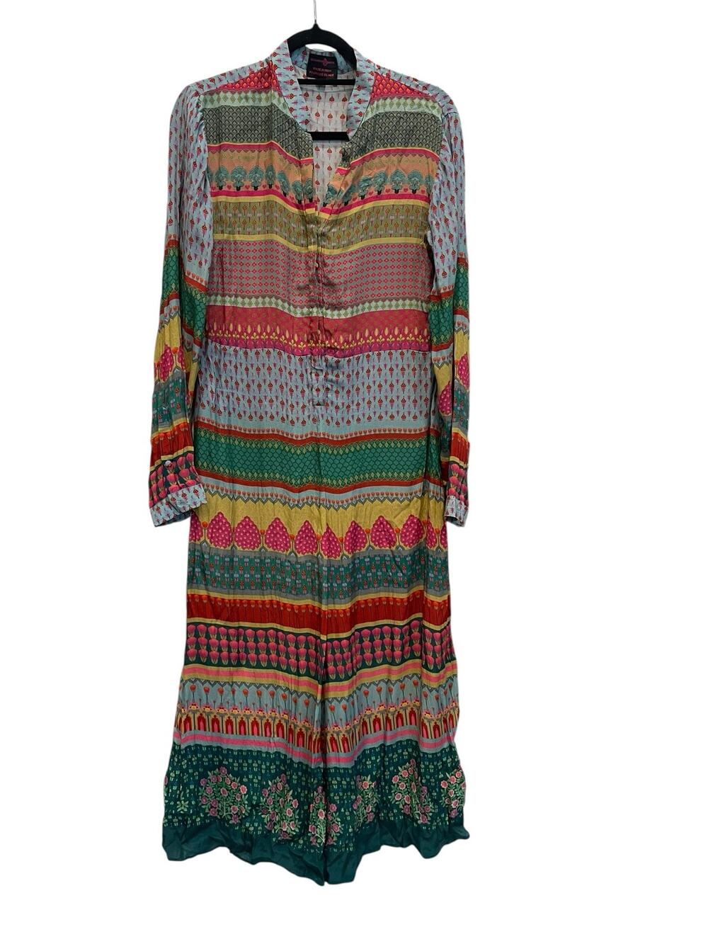 Anthropologie Abani by Siddhartha Bansal Jumpsuit Romper Jewel Tones